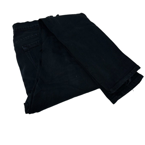 FRAME Le Skinny de Jeanne Ripped Noir Wash Skinny Jeans Black Distressed Size 28 - Picture 11 of 13